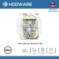 DELL 1.8TB 10K 12Gpbs SAS 2.5" 4Kn HDD // 061H3H // ST1800MM0008 // 1GR202-157