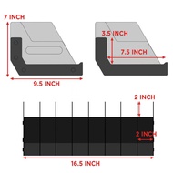 Games storage rack with 4 slots rack, 6 slots rack and 8 slots rack