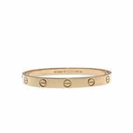 Cartier 卡地亞 Love 18K玫瑰金 寬版無鉆手環 Size 16 Bracelet