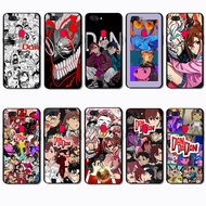for OPPO A1 A1K A3S A5 A5S A7 A8 A9 A11 DAN DA DAN Flexible Black Frame TPU Soft Case | Scratch-Resi