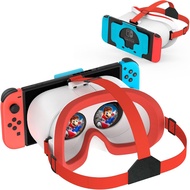 DEVASO Headset VR yang Dinaik Taraf untuk Nintendo Switch & Switch OLED Model, Cermin Mata Realiti M