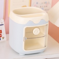 Kotak Penyimpanan Alat Tulis Sekolah / Storage Box Organizer Stationery / Meja Laci Mini 2 Tingkat B