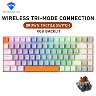 คีย์บอร์ดเชิงกล Machenike K500 B84 แบบถอดเปลี่ยนได้ 84 ปุ่ม พร้อมไฟ LED สำหรับเล่นเกม เหมาะสำหรับแท็
