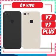 Vivo V7 / V7 PLUS Case With Square Edge, Soft, Limited Dust, TPU Plastic Fingerprint