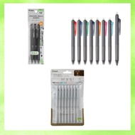 Pilot Disappearing Ballpoint Pen Frixion Ball Knock 0.5 Black 3 Pieces PLFBK69EF3B ,3 color set,0.5m