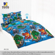 ของแท้ ตรงปก TOTO ชุดผ้าปูที่นอนขนาด 5 และ 6ฟุต (ไม่รวมผ้านวม) ลายลิขสิทธิ์ ลายการ์ตูน (Pro5) 68#5 -