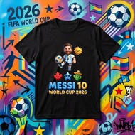 Messi 10 World Cup 2026 Argentina Soccer Fan T Shirt FIFA Football Championship Jersey Gift For Fans