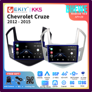 BHEWE EKIY KK5 Android 10.0 รถวิทยุเครื่องเล่นวิดีโอสําหรับ Chevrolet Cruze J300 J308 2012 - 2015 GPS Stereo Carplay Car 8G 128G No 2 Din SFEWG