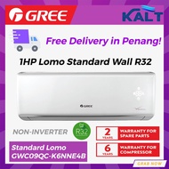 Gree R32 1hp Non-Inverter Standard Wall Lomo GWC09QC