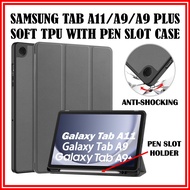 Samsung Tab A11 / A9 / A9 Plus With Pen Slot Cover Samsung Galaxy Tab A9 Plus Tpu Pen Holder Case Ta