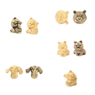 Cute Chick Cat Furniture Handle Drawer Door Knob Brass Animal Handles For Kitchen Wine Cabinet Door 