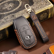 Suitable For Mercedes-Benz Key Cover E300L Genuine Leather Car