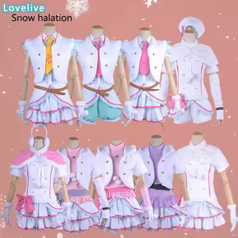 Lovelive Snow Halation Kotori Umi Eli Rin Nozomi Nico Maki Cosplay Costume Anime Love Live Uniform S