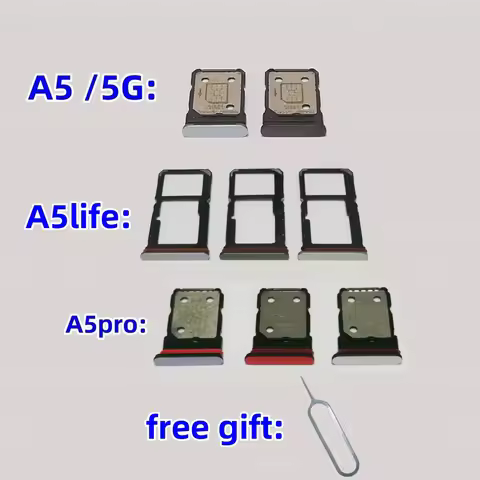 SIM Card Tray chip slot drawer card Holder For OPPO A5 5G A5life A5Pro PKV110 PKQ110 PKP110 drawer c