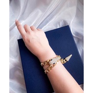 Snake Necklace Diamond Sleeve Bulgari Style Event