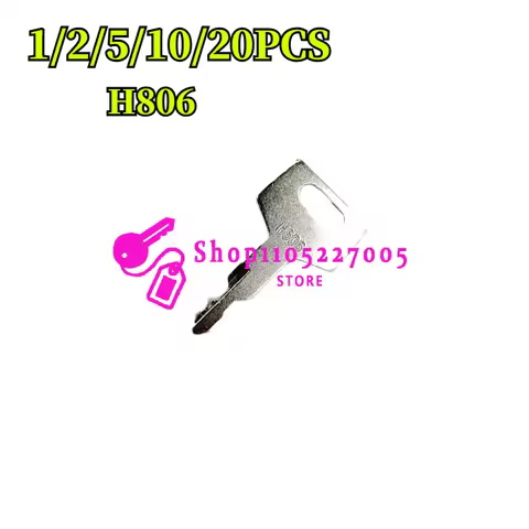 1/2/5/10/20PCS H806 Key for Takeuchi Excavator Track Loader BU1698X2 Open Door Lock Key