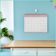 2026-2027 Monthly Planner English Calendar Coil Wall  shaoyipinke