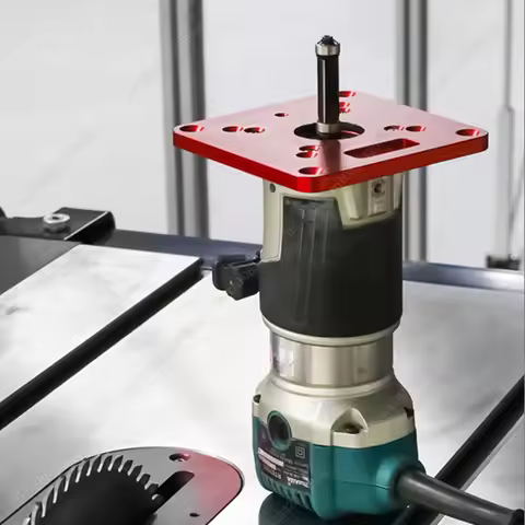 Universal For Makita RT0700C Aluminium Router Table Insert Plate Woodworking Benches Wood Router Tri