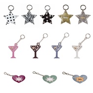 Hieta New Style Fashion Willow Nail Five-pointed Star Bag Hanging All-match Keychain Unique Bag Char