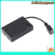 3XAA Battery Case with Cover and Switch Connected to USB Female Connector USB Female Socket Battery 
