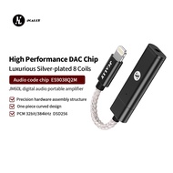 JCALLY JM60L JM60 DAC ES9038Q2M Adapter Decode Amp Digital Audio Cable 32bit/384Hz USB Type C To 3.5