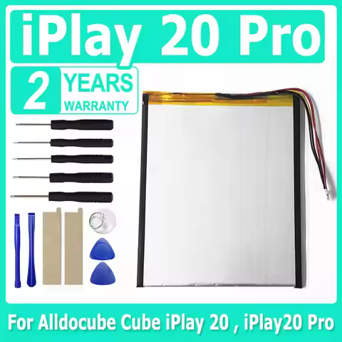 XDOU New Battery for Alldocube Cube iPlay 20 , iPlay20 Pro Replacement Accumulator 5 Wires Plug + Ac