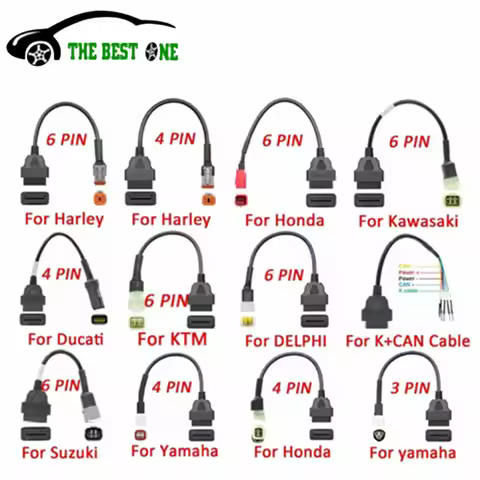 For KTM OBD2 Connector Motorcycle Motobike For YAMAHA For HONDA Moto For SUZUKI For Ducati OBD 2 Ext