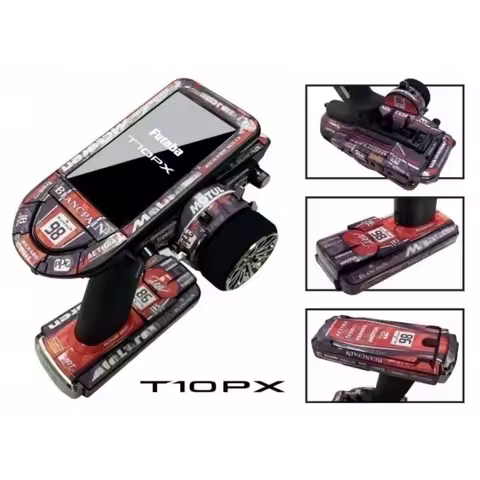 Futaba 4PX/7PX/7PXR/10PX Sanwa M17 Remote Control Sticker Radio Color Decals