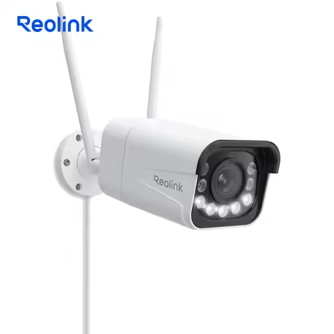 REOLINK 4K Outdoor Security Camera with 5X Optical Zoom, Wi-Fi 6 Tech, Color Night Vision, Two-Way A