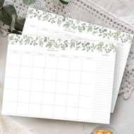 A4 monthly undated notepad weekly planner daily planner notes school office household supplies 24 s