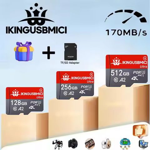 EVO Plus Micro SD TF Card Micro SD/TF 256GB 128GB 64GB Flash Micro Card 512GB Memory 128gb MicroSD F