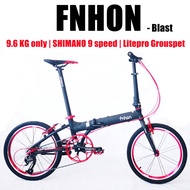 fnhon/Crius folding bike | foldable bike | foldable bicycle- 20 inches /9.6KG only | SHIMANO Gearset