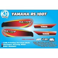 Yamaha RS100T Stock Sticker Decals