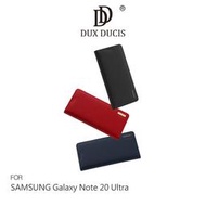 【愛瘋潮】免運 DUX DUCIS SAMSUNG Note 20 Ultra WISH 真皮皮套 支架 插卡 鏡頭加高