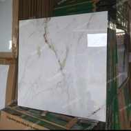 granit sun power 60×60 putih motif polish keramik/granit lantai