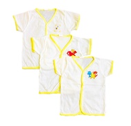 Yellow Short Sleeves Baby Clothes (6pcs.) Cotton with Random Print Damit Pambata Spend Wise Depot