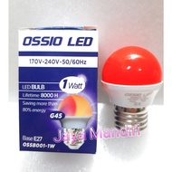 MERAH 1 Watt Ossio Led, Red, 1w 1 watt decorative led