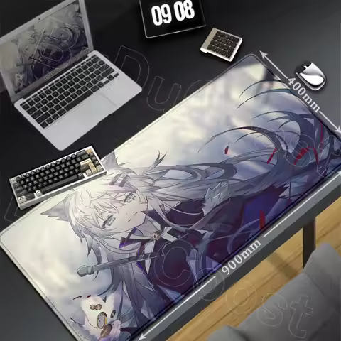 Rubber Mouse Pad Arknights HD Printing mouse padLappland Non-Slip Desk Mat XXL900x400mm Pad Keyboard