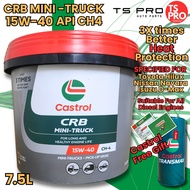 Toyota Hilux Nissan Navara Isuzu D-Max Castrol Genuine Engine Oil 15W40 CH-4 Mineral 7.5L Diesel mil