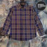 KEMEJA LOIS JEANS SLIM FIT PLAID SHIRT - KLL517 -