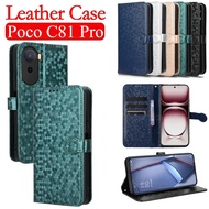 For PocoPhoneC81Pro 5G Flip Leather Phone Case For Xiaomi Poco C81 Pro C81Pro C81X C 81 PocoC81 Pro 