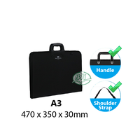 Double Protection Flexible Hard Cover Portfolio Art Bag A3 A2 A1/ Drawing Board Bag/ Drafting Bag |