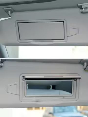 Sun Shade Visor Makeup Cosmetic Mirror Cover For Mercedes Benz W204 X204 S204 C Class C180 C200 C260