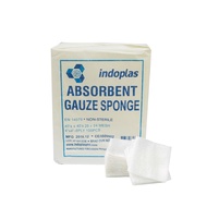 INDOPLAS ABSORBENT GAUZE PAD NON STERILE 4X4