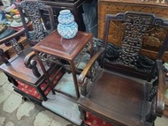 民國老酸枝木太師椅三件套
