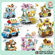 【Wholesale】MINI Building Blocks DIY MINI FOOD STREET Lego Bricks Kids Educational Toys Gifts