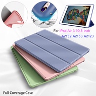 For Apple iPad Air 3 10.5 inch A2152 A2153 A2123 Color PU Smart Cover Cases Magnet Wake Up Sleep Mod