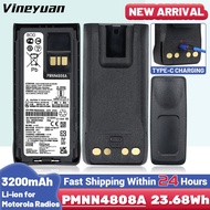 【D-165】7.4V 3200mAh PMNN4808A Rechargable Li-ion Battery with Type-C USB Charging High Capacity Batt