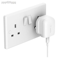 ◕┅Belkin BOOST↑CHARGE USB-C Wall Charger 18W + USB-C to Lightning Cable