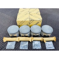 [ READY STOCK ] PISTON   4agze supercharger  Size 81.5mm   Complete set with ring  For 4g93 gsr turb